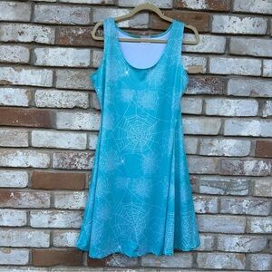 Cowcow Spider Webs Sleeveless Dress